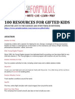 100 resources for gifted kids