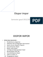 Ekspor Impor Tahap 1