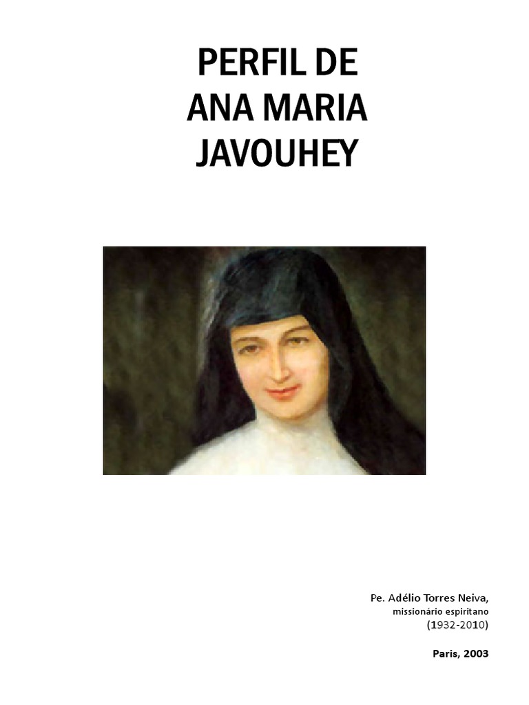 Perfil de Ana Maria Javouhey | PDF | Oração | África