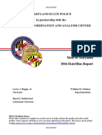 2016 Maryland Hate Bias Report
