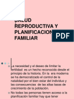 Salud Reproductiva y Planificacion Familiar