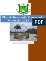 Plan de Desarrollo Concertado Provincial 2013 - 2021