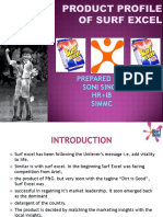 PPT of Surf Excel