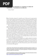 De cómo  cierto feminismo se convirtió en criada del capital. Y la manera de rectificarlo - Nancy Fraser 