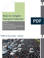 Mitigate transport pollution and congestion through sustainable urban mobility