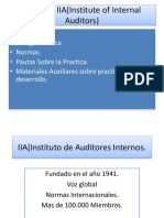 El Rol de IIA(Institute of Internal Auditors)
