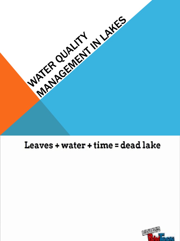 Water Quality Management in Lakes