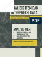 Analisis Item Dan Interpretsi Data