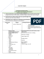 lesson plan template 9