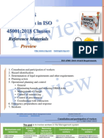 OH&S Requirements in ISO 45001 Clauses - References (Preview)