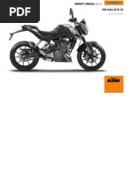 KTM Duke 200 2015 Owner Manual