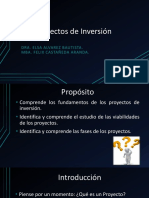 Sesión 1 - Proyectos de Inversión