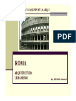 3 - Arquitectura y Urbanismo Romano PDF