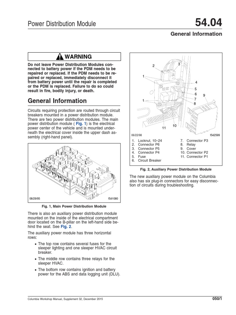 Freightliner Columbia PDM Guide | PDF | Integrated Truss Structure ...
