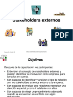 Identificar y analizar stakeholders externos