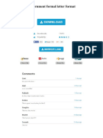 Government Formal Letter Format