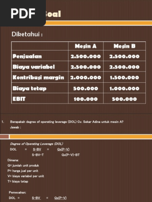 Contoh Soal Dol Ppt