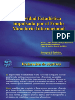 Actividad Estadística Impulsada Por El Fondo Monetario Internacional