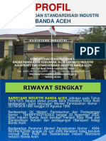 Profil Balai Riset Dan Standardisasi Industri Banda Aceh