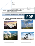 Prueba Unidad 3 Ciencias