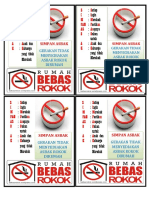 Stiker Inovasi Simpan Asbak