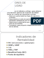 14 - Décimo Cuarta Semana - Indicadores de Rentabilidad