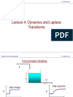 Lecture 4: Dynamics and Laplace Transforms