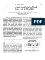 Penerapan Lean Manufacturing Untuk Mereduksi Waste Di PT ARISU PDF