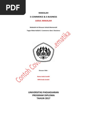 Tugas Makalah E Commerce Dan E Business