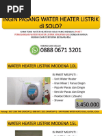 Download 0888 0671 3201 Water Heater Listrik Solo Pasang Water Heater Murah by PASANG WATER HEATER SN363282257 doc pdf