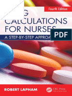 Drug Calculations For Nurses, 4th Ed (2016) PDF