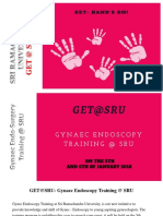 Gynaec Endo-Surgery Training GET at SRU 2018