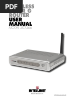 User Manual: Wireless Super G Router