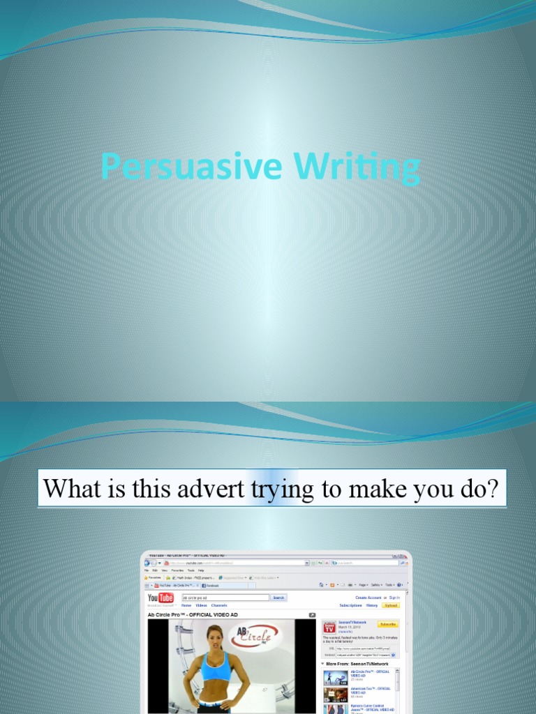Persuasive writing powerpoint slideshare picture