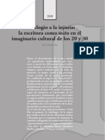 Tania Diz - Del Elogio A La Injuria. La Escritora Como Mito en El Imaginario Cultural de Los 20 y 30