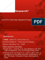 What Is Research