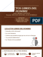 Actos Libres Del Hombre