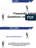 LSMW FAQ: Frequently Asked Questions About the LSM Workbench