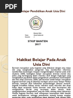 Download Hakikat Belajar Pendidikan Anak Usia Dini by Lionel Mus SN363303582 doc pdf