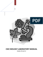 Csec Biology labORATORY Manual