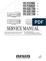 AIWA HV-FX7800 Service Manual