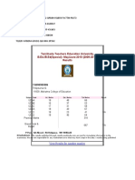 Tamilnadu Teachers Education University, B.Ed./B.Ed (Special) - May/June 2010 (2009-2010) Results