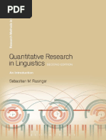 Rasinger, Sebastian Marc-Quantitative Research in Linguistics - An Introduction-Bloomsbury (2013)