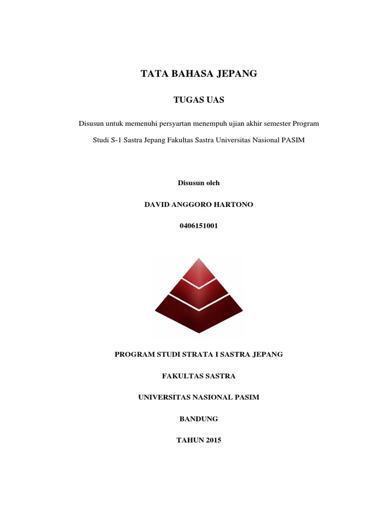 Contoh Analisis Suatu Kajian Pdf
