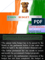 Union Budget Presentation