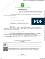 PORTARIA PRESI 54 2016 - Custas Processuais