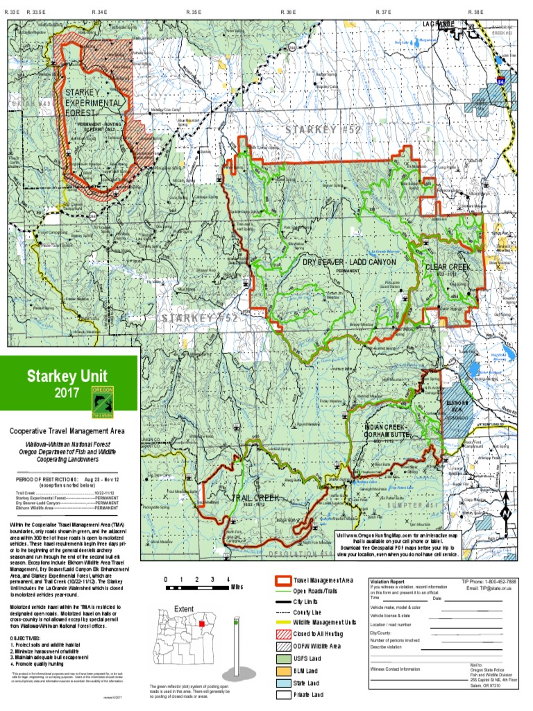 Starkey Experimental Forest Map | PDF | Nature