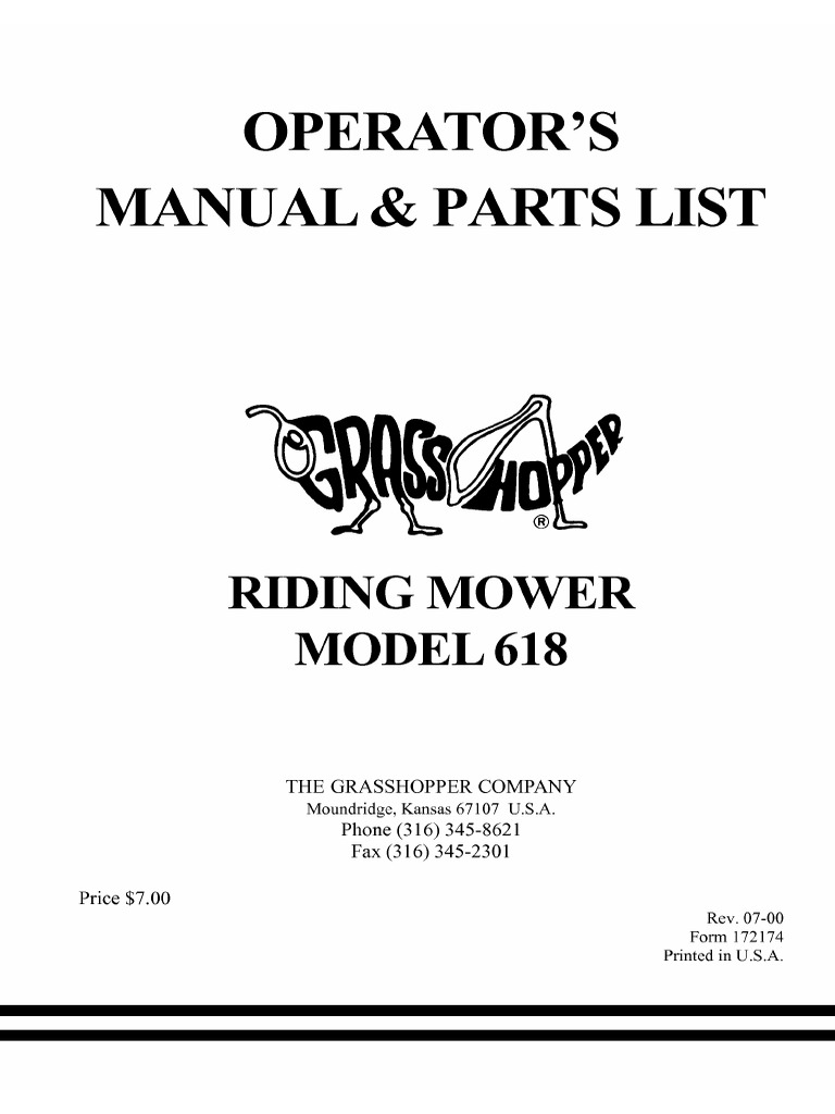 Manual 618 200110700 L