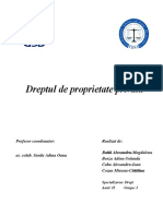 Dreptul de Proprietate Privată