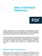 Rates of Chemical Reactions and Equilibrium